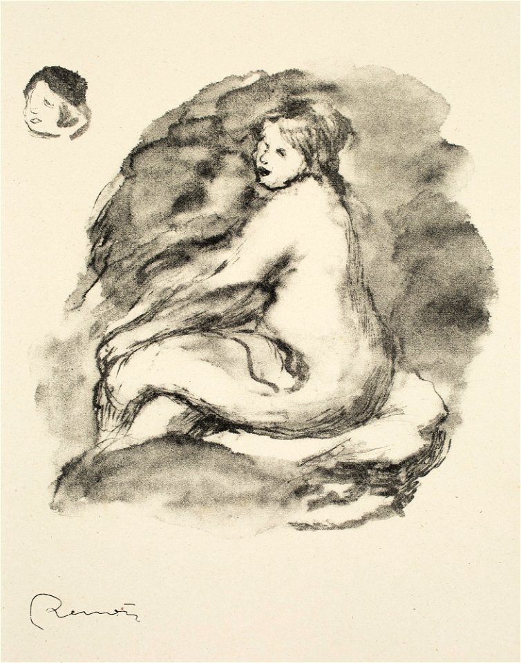 Renoir - Étude de Femme Nu, Assise, 2007.179