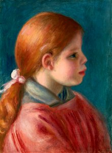 Renoir - Tête de jeune fille, 1888