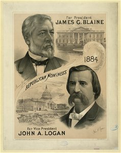 Republican nominees 1884 LCCN2003680825