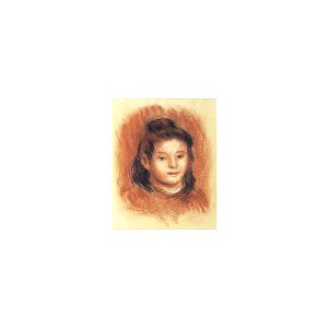 Renoir - TÊTE DE JEUNE FILLE