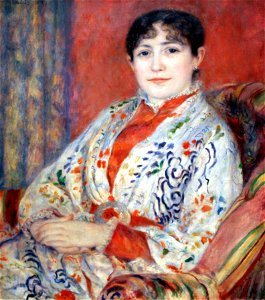 Pierre-Auguste Renoir - Portrait of Madame Henriot - 1882 by Anagoria