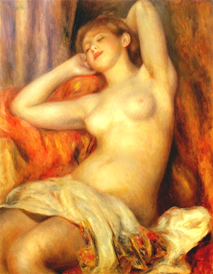 Renoir sleeping-woman-1897
