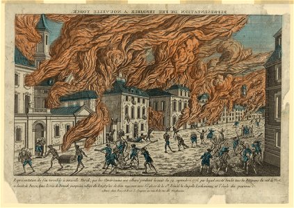 Representation du feu terrible a Nouvelle Yorck LCCN2004670215