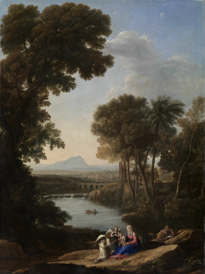 Rest on the Flight into Egypt, by Claude Lorrain, Cleveland Museum of Art