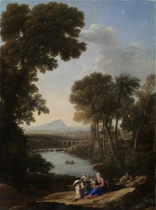 Rest on the Flight into Egypt, by Claude Lorrain, Cleveland Museum of Art