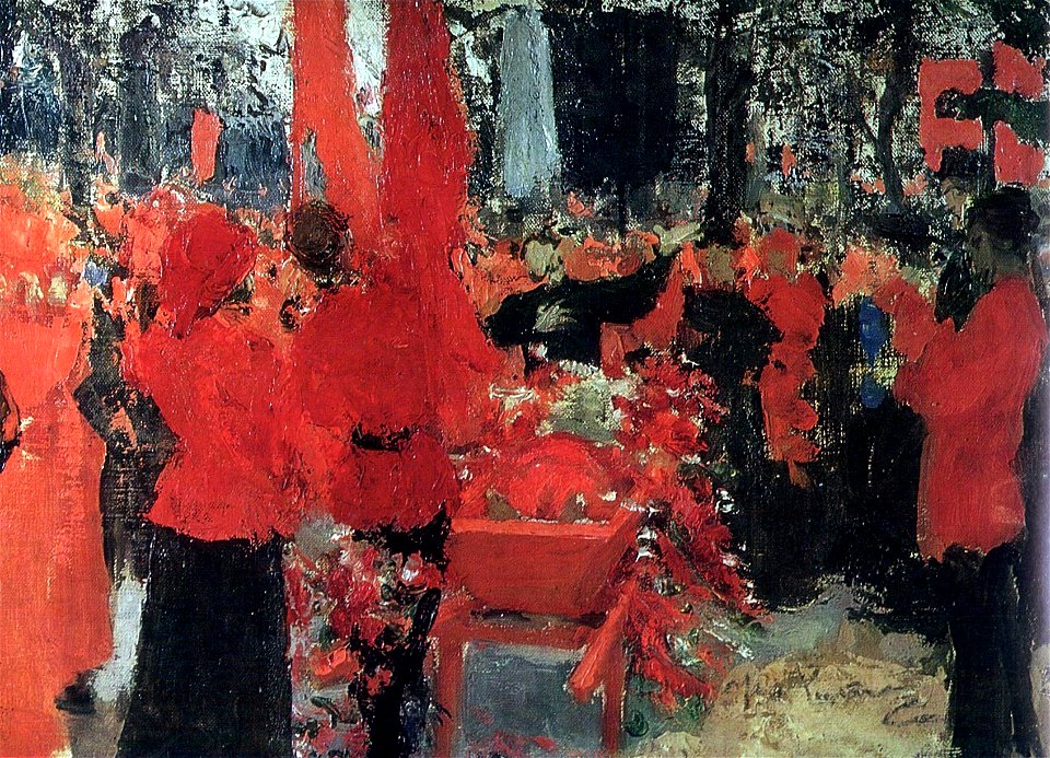 Repin Funerale rosso