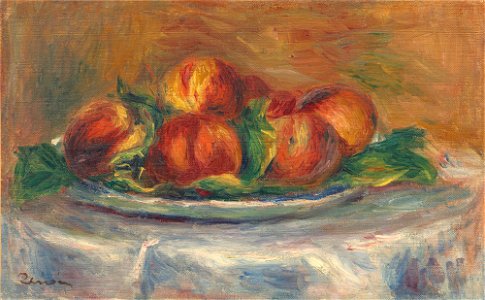 Peaches on a Plate A14881