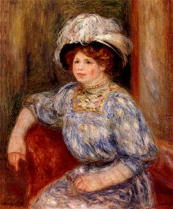 Renoir - woman-in-blue-1919.jpg!PinterestLarge