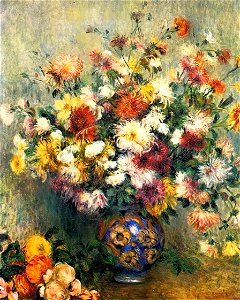 Renoir - vase-of-chrysanthemums-1882.jpg!PinterestLarge. Free illustration for personal and commercial use.