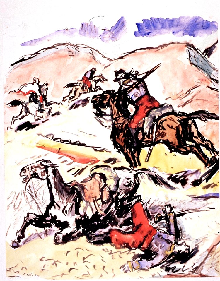 René Beeh, Chasseurs d'Afrique