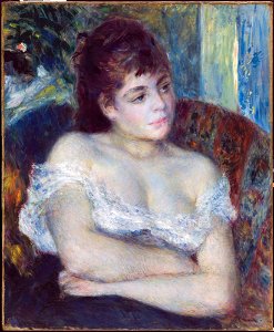 Renoir - Woman in an Armchair, 1874