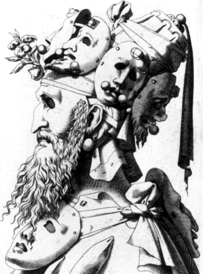 René Boyvin - Masked Head - WGA03024
