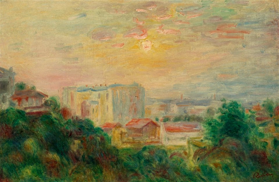 Renoir - VUE DE MONTMARTRE, 1885