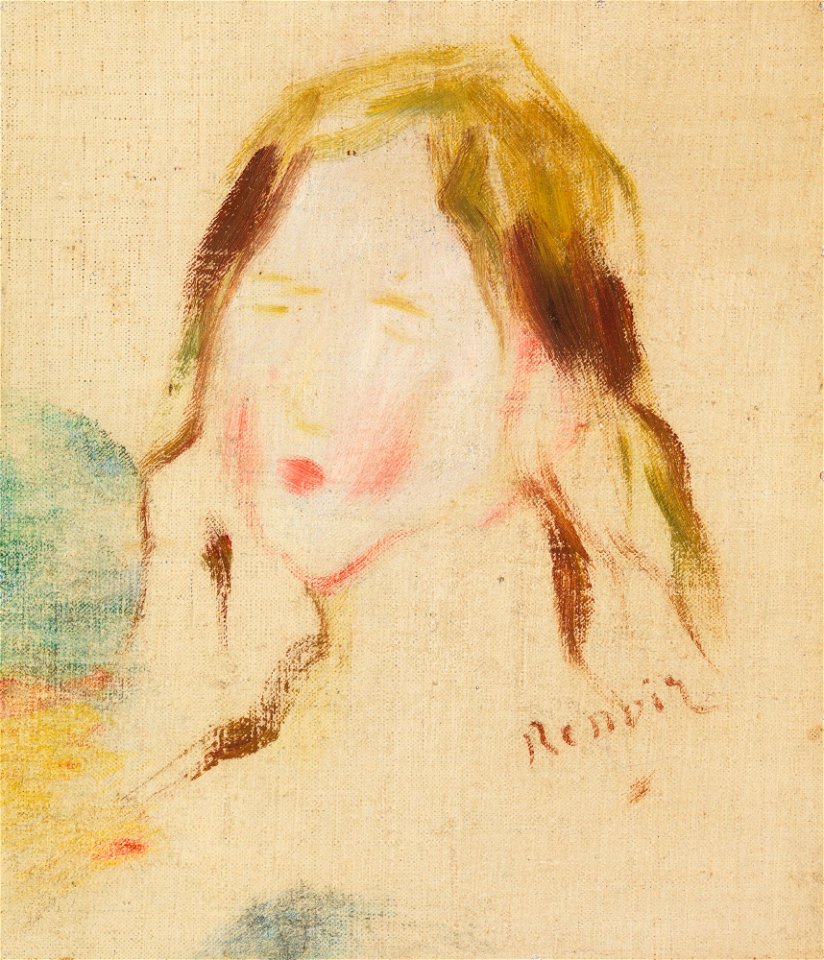 Renoir - ÉSQUISSE DU VISAGE