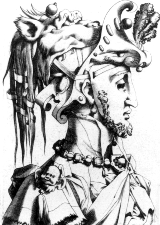 René Boyvin - Masked Head - WGA03023