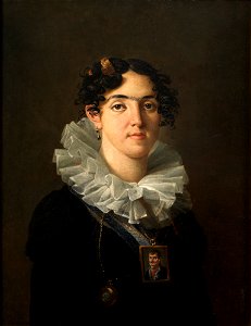 Retrato da Infanta D. Maria Francisca de Assis de Bragança. Free illustration for personal and commercial use.