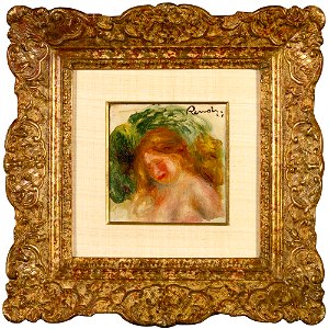 Renoir - TÊTE DE FEMME, circa 1918