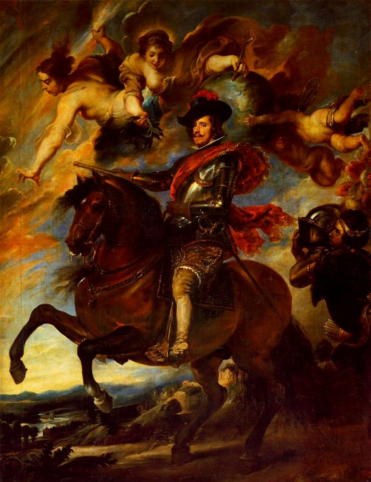 Retrato alegórico de Felipe IV, after Rubens