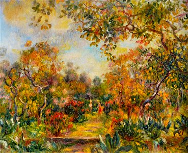 Pierre-Auguste Renoir - Paysage à Beaulieu. Free illustration for personal and commercial use.
