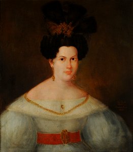Retrato de Doña Macedonia Escardo - Carlos Morel