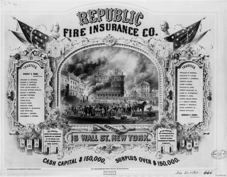 Republic fire insurance co LCCN2003679795