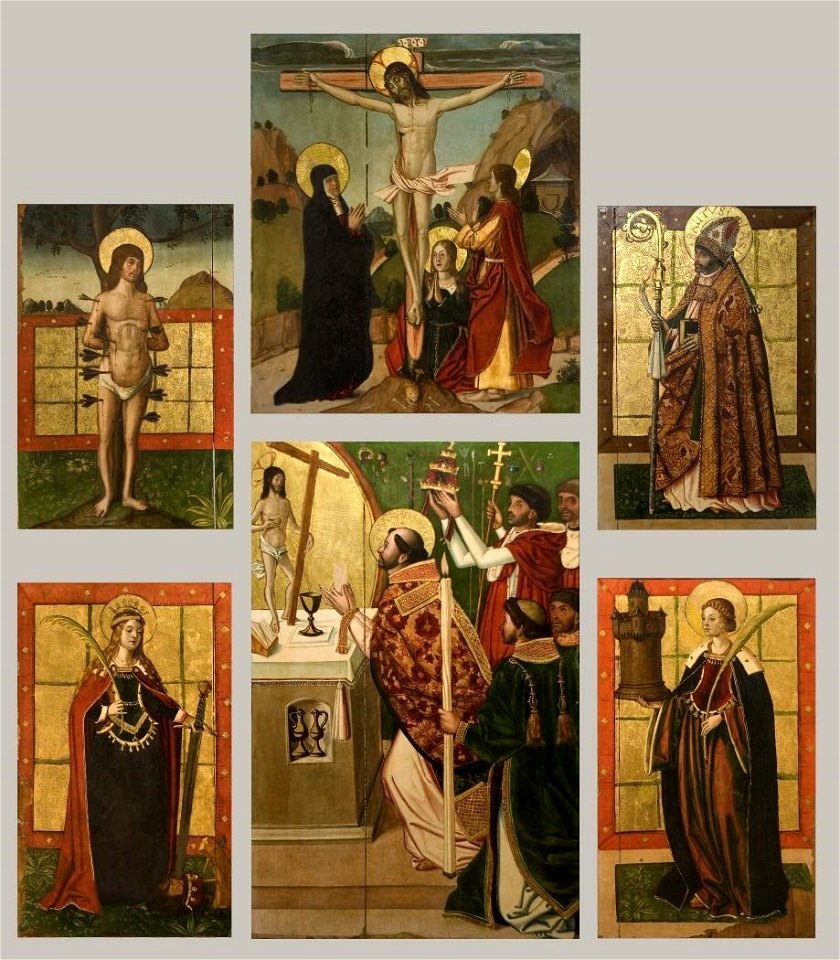 Retablo de la Misa de San Gregorio (Museo de Santa Cruz de Toledo)