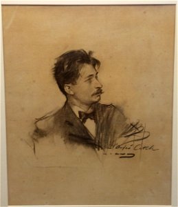 Retrat del Mestre Millet (Ramon Casas) - CAt CEDOC 1.09.01