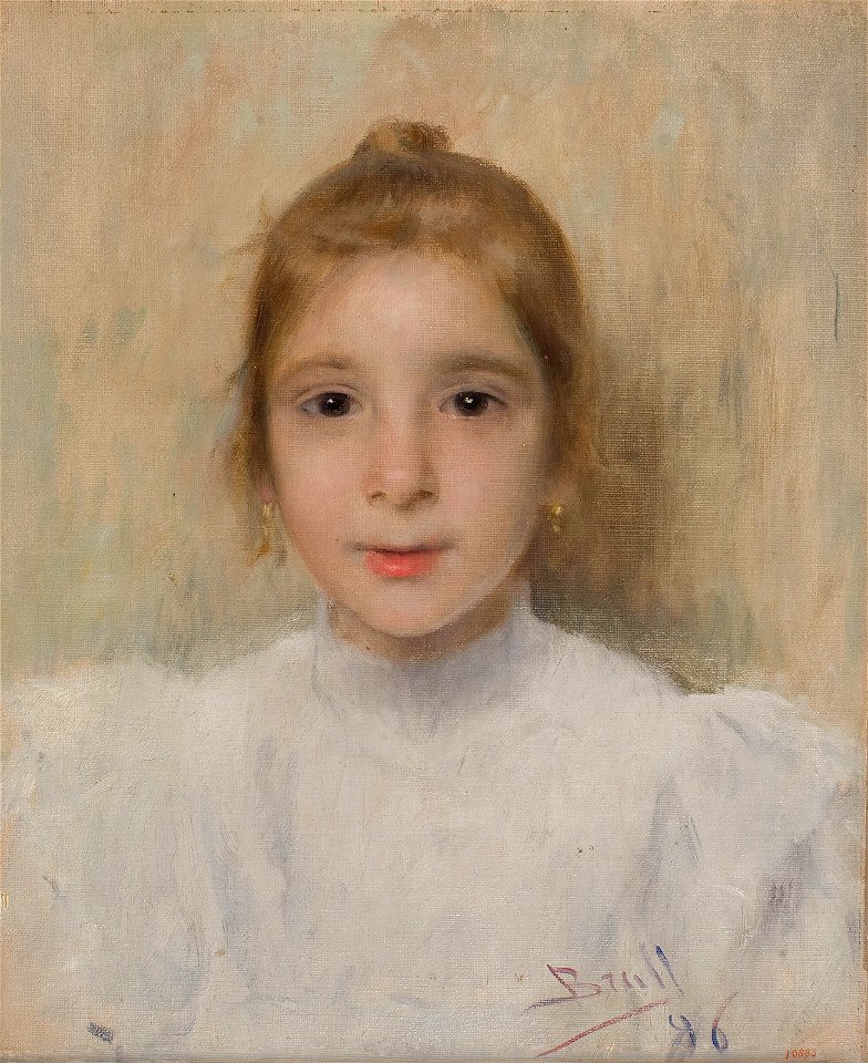 Retrat de la nena Rosó Galià - Joan Brull i Vinyoles (1863-1912)