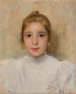 Retrat de la nena Rosó Galià - Joan Brull i Vinyoles (1863-1912)