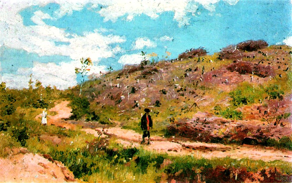 Repin Summer landscape in the Kursk Province 1881 gtg