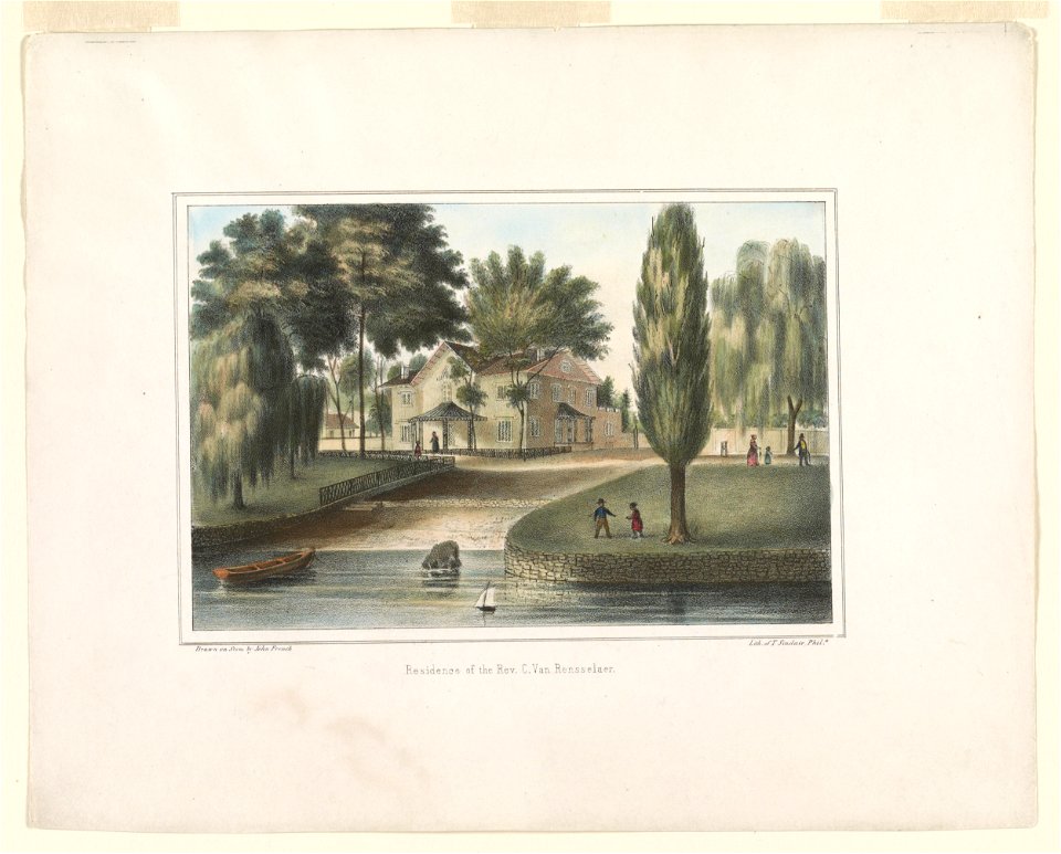 Residence of the Rev. C. Van Rensselaer LCCN2003674713