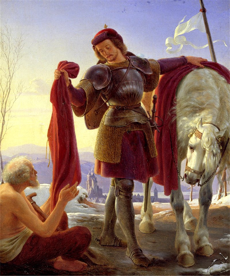 Alfred Rethel - Der heilige Martin (1836)
