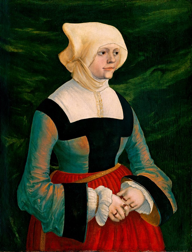 Retrato de una mujer joven, por Albrecht Altdorfer