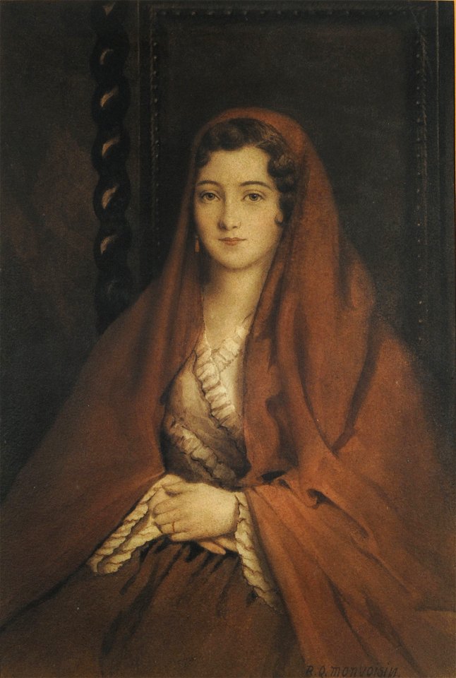 Retrato de una dama chilena - Raymond Monvoisin