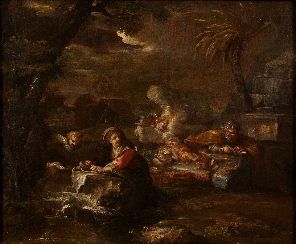 Rest on the Flight into Egypt (Giovanni Battista Pace) - Nationalmuseum - 19054