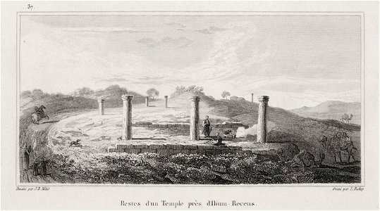 Restes d'un Temple près d'Ilium-Recens - Choiseul-gouffier Gabriel Florent Auguste De - 1822