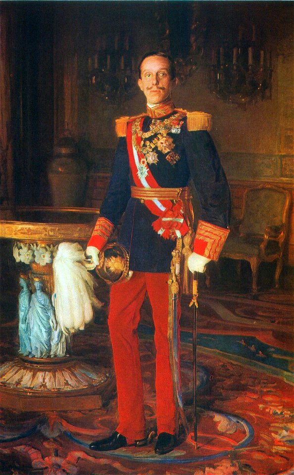 Retrato de Alfonso XIII. Palacio del Senado de España
