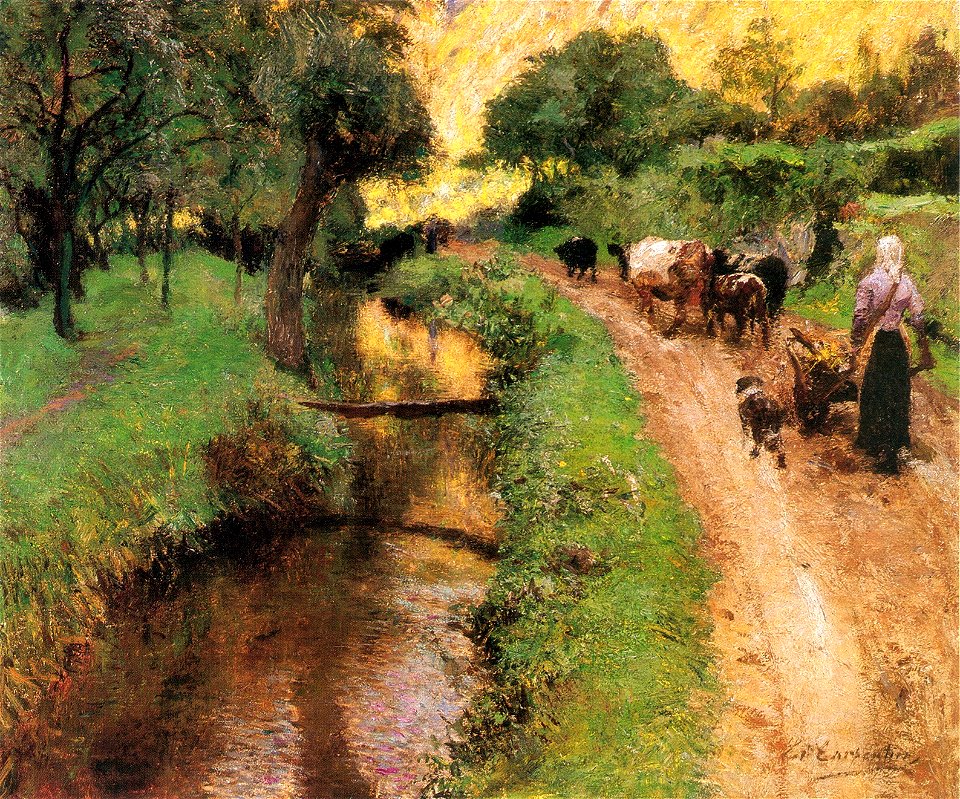 Retour à la ferme (par Evariste Carpentier)