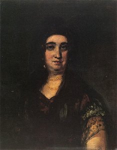 Retrato de Dama con Mantilla