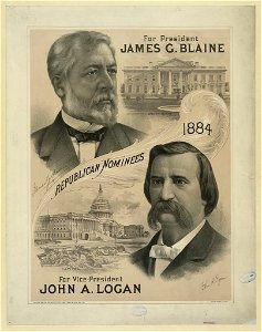 Republican nominees 1884 LCCN2003680825