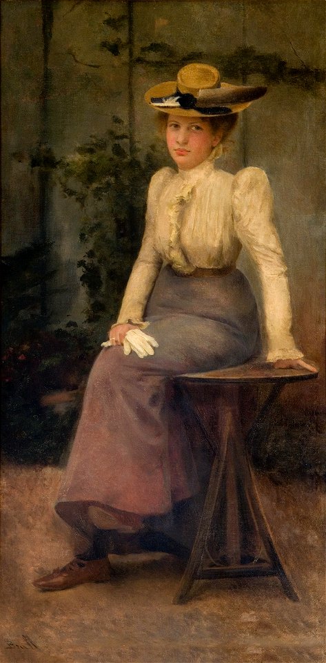 Retrat de dama - Joan Brull i Vinyoles (1863-1912)
