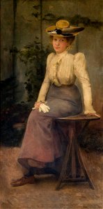 Retrat de dama - Joan Brull i Vinyoles (1863-1912)