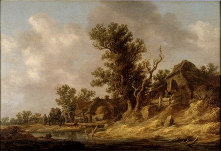 Resting at a Tavern (Jan Josephsz. van Goyen) - Nationalmuseum - 17445