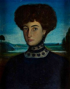 Retrato de la condesa de Casa Rojas by Julio Romero de Torres