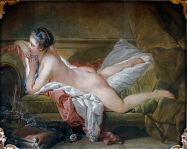 Resting Girl by François Boucher (1753) - Alte Pinakothek - Munich - Germany 2017 (crop)FXD