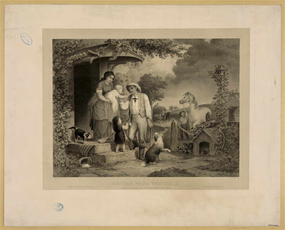Return from the field - Armstrong & Co., Boston ; Joseph John painter ; J. Howard Collier del. LCCN2012647241