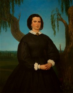 Retrato de Doña Josefa Sáenz Valiente - Prilidiano Pueyrredón