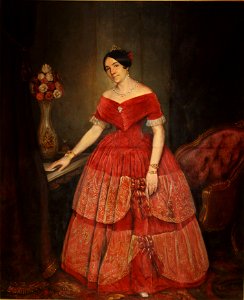 Retrato de Manuelita Rosas - Prilidiano Pueyrredón