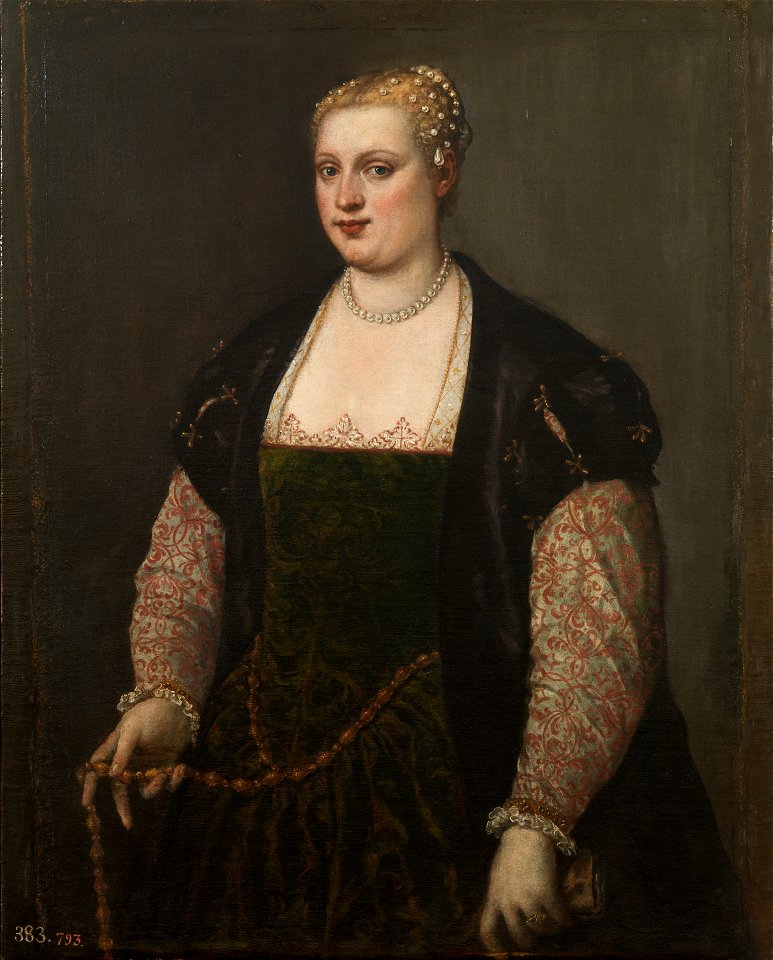 Retrato de mujer, de Tiziano y su taller (Museo del Prado)