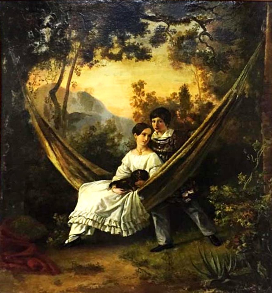 Retrato de Carlos Moreira Ipanema e Luiza Moreira Ipanema